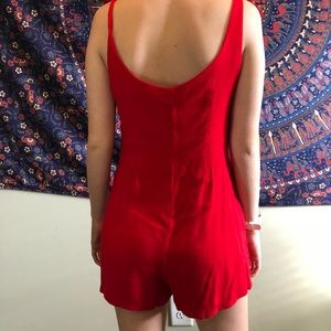 UO button up romper